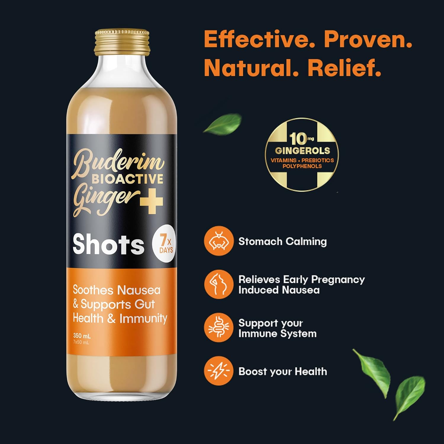 Buderim Ginger Bioactive + Immunity Shot 350ml - Cutprice Online
