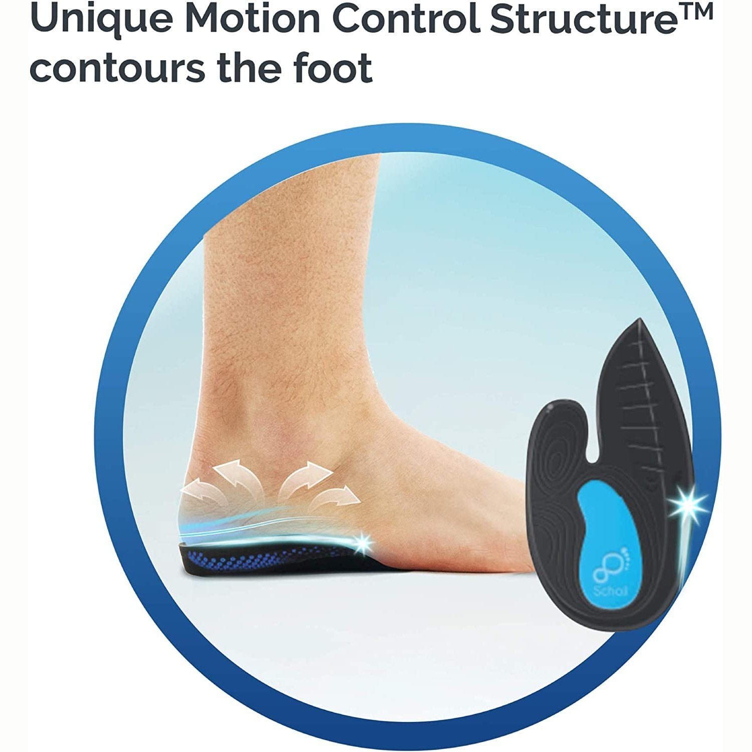 Scholl In Balance Heel and Ankle Orthotic Insole Medium - Cutprice Online