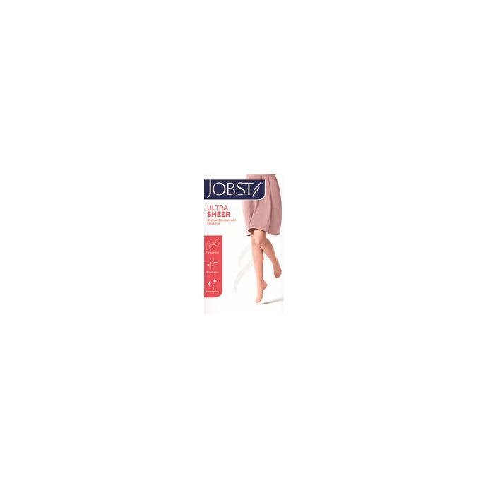 Jobst Ultrasheer Cl2 20-30 Phlebology Thigh High Closed Toe 20-30mm Natural Medium 1 Pair