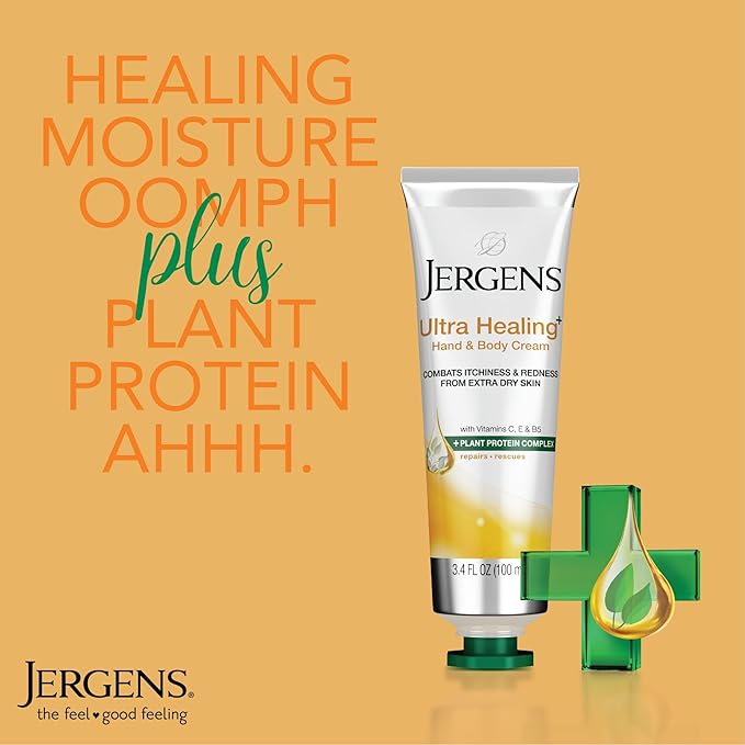 Jergens Ultra Healing+ Hand & Body Cream 100ml - Cutprice Online