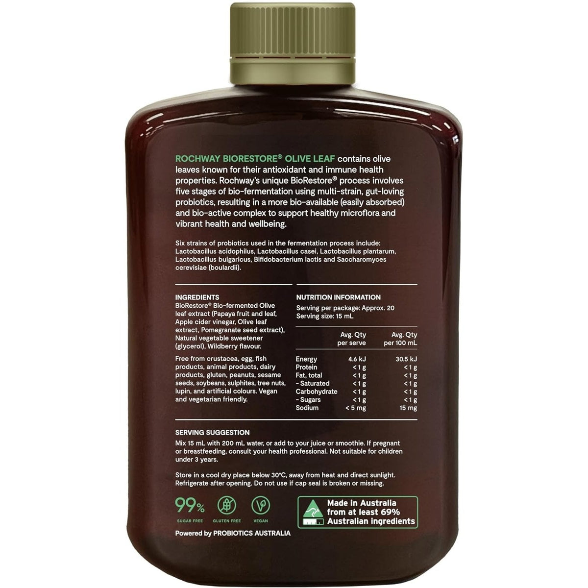 Rochway I Am Immunity (BioRestore Olive Leaf) 300ml - Cutprice Online