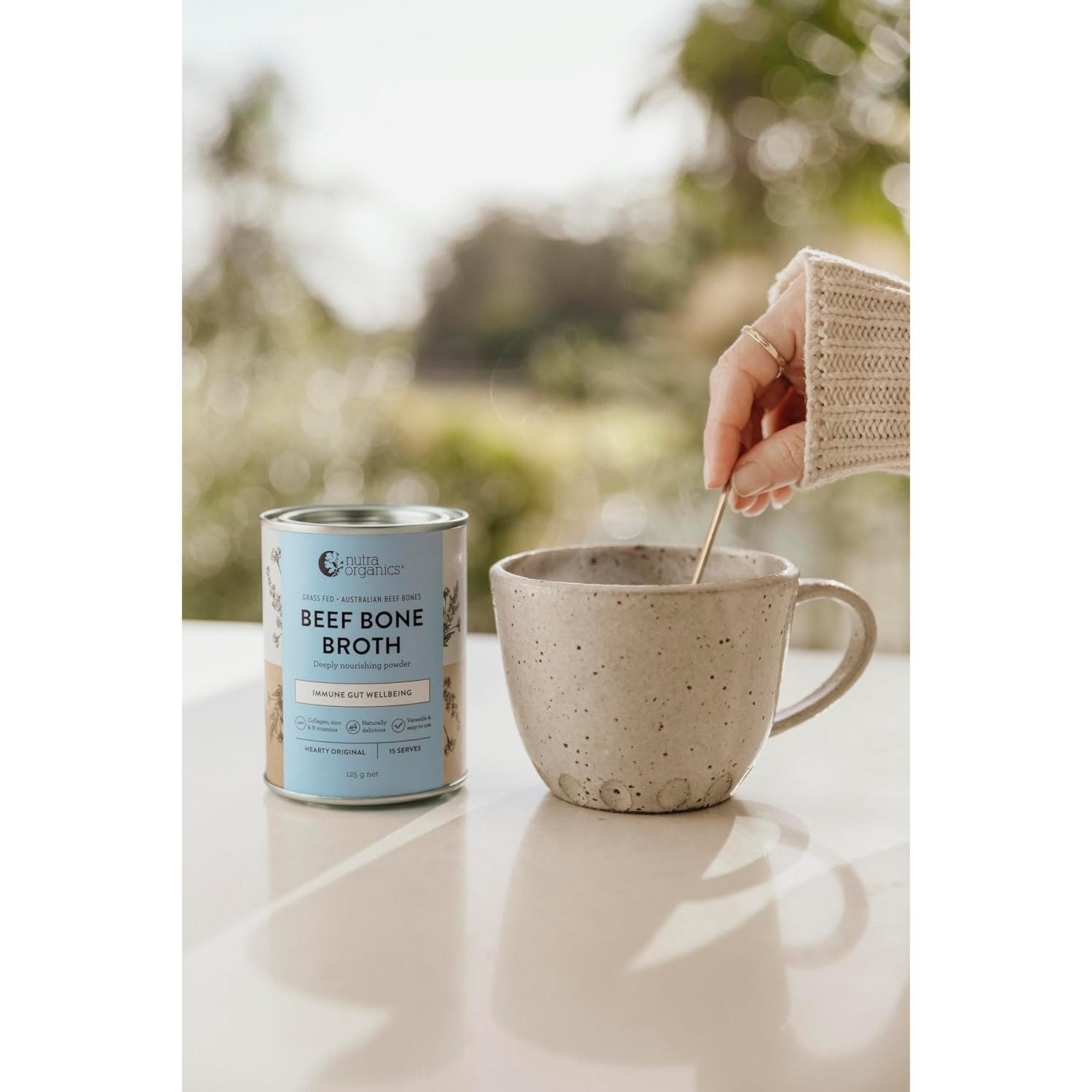 Nutra Organics Bone Broth Beef Hearty Original 125g - Cutprice Online
