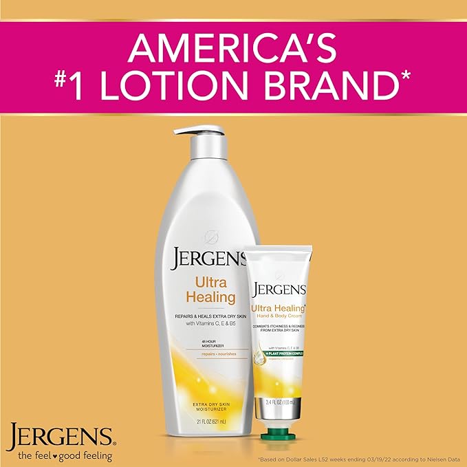 Jergens Ultra Healing+ Hand & Body Cream 100ml - Cutprice Online