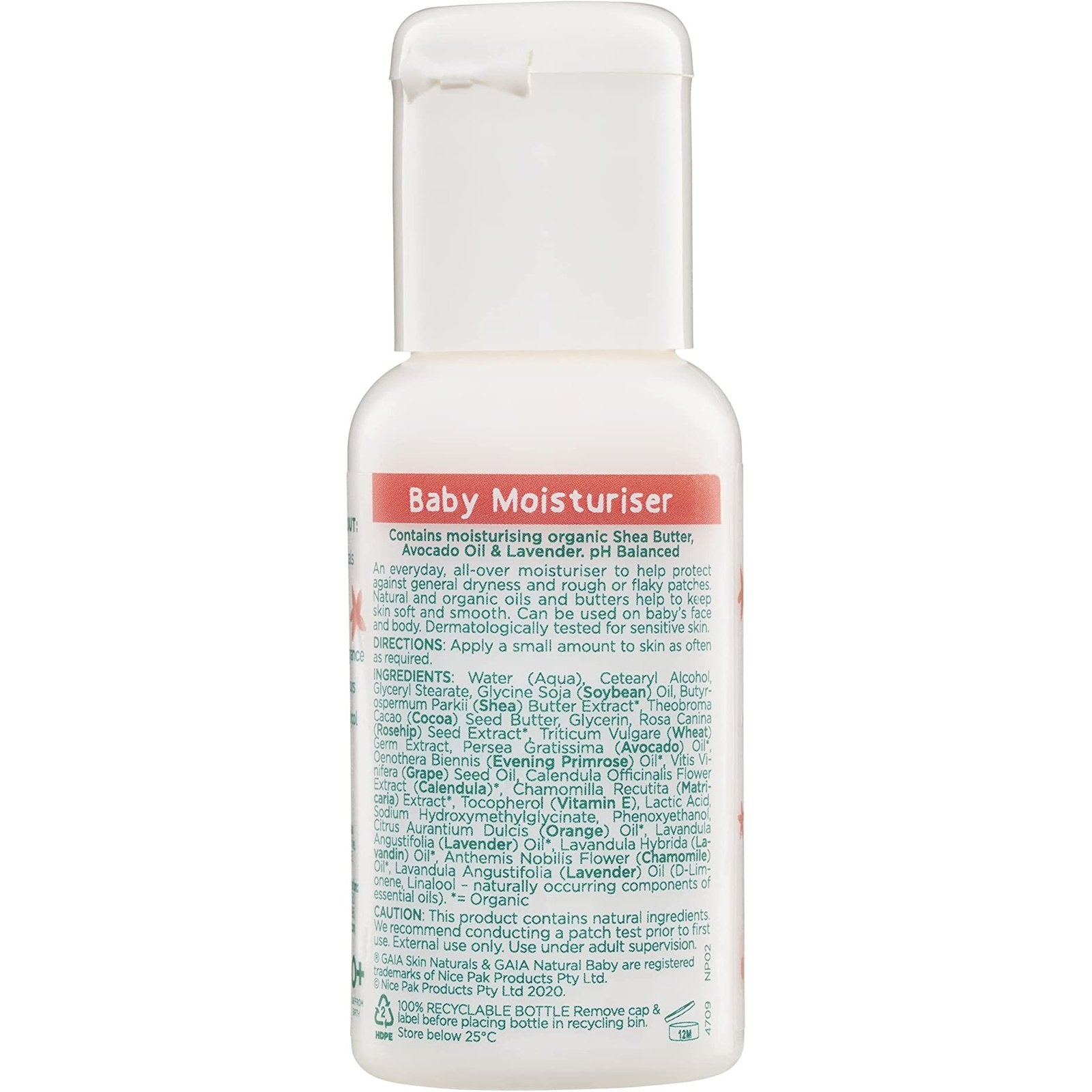 GAIA Natural Baby 3Pack Mini Traveller Kit 50ml - Cutprice Online