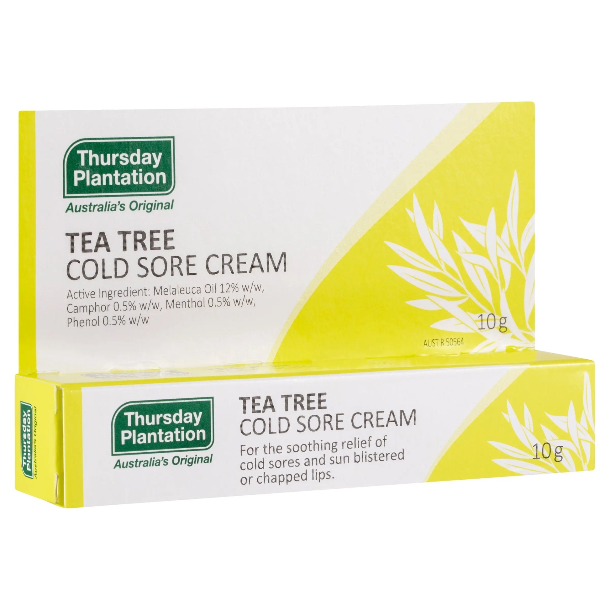 Thursday Plantation Tea Tree Cold Sore Cream 10g THURSDAY PLANTATION