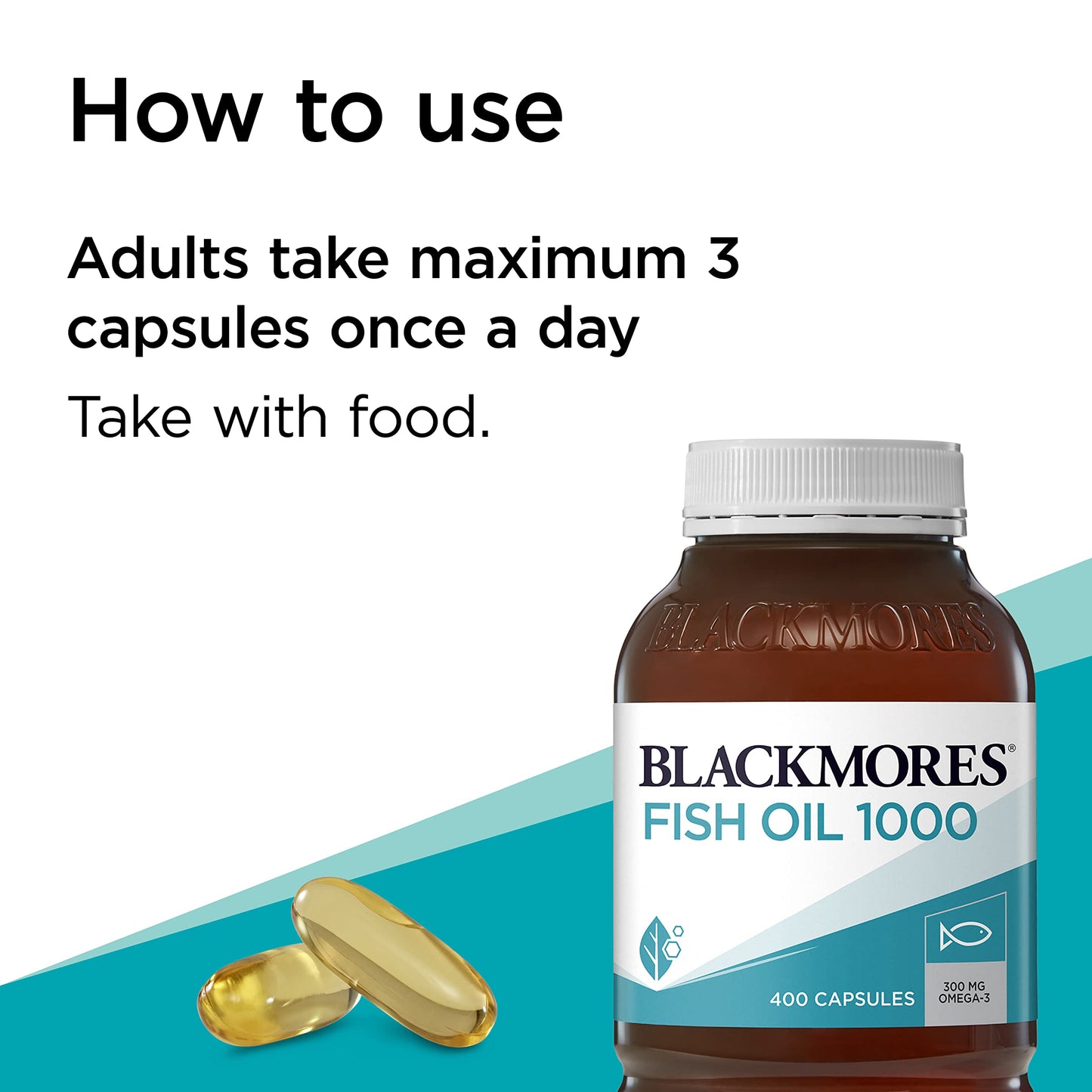 Blackmores Odourless Fish Oil 1000mg 400 Capsules - Cutprice Online
