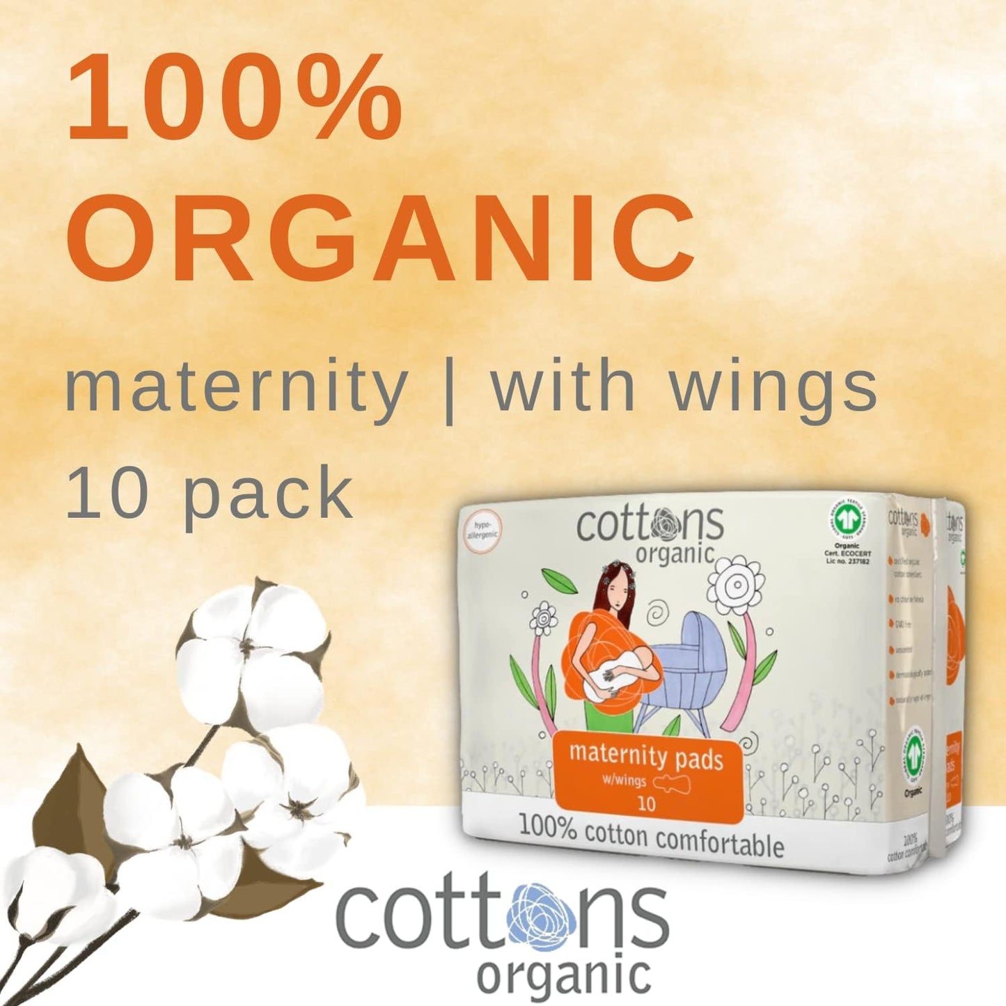 COTTONS PAD MATERNITY 10PK - Cutprice Online