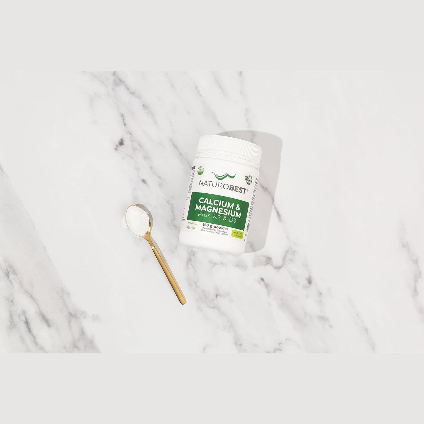 NaturoBest Calcium & Magnesium Plus K2 & D3 150g - Cutprice Online