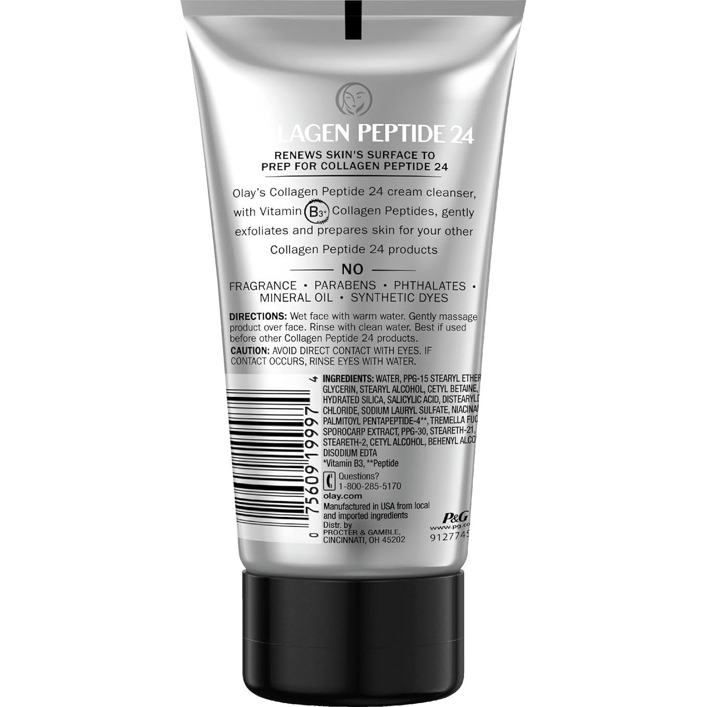 Olay Regenerist Collagen Peptide 24 Cream Cleanser 150ml - Cutprice Online