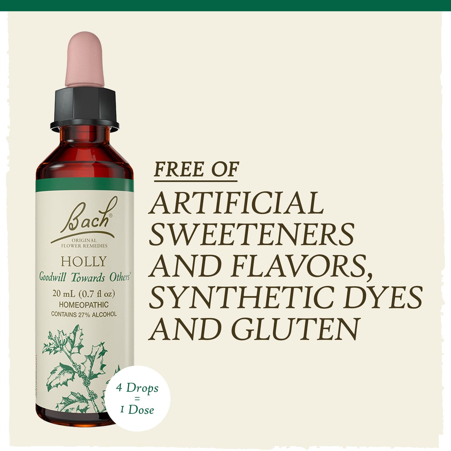 Bach Flower Remedies Holly 20ml Bach Flower
