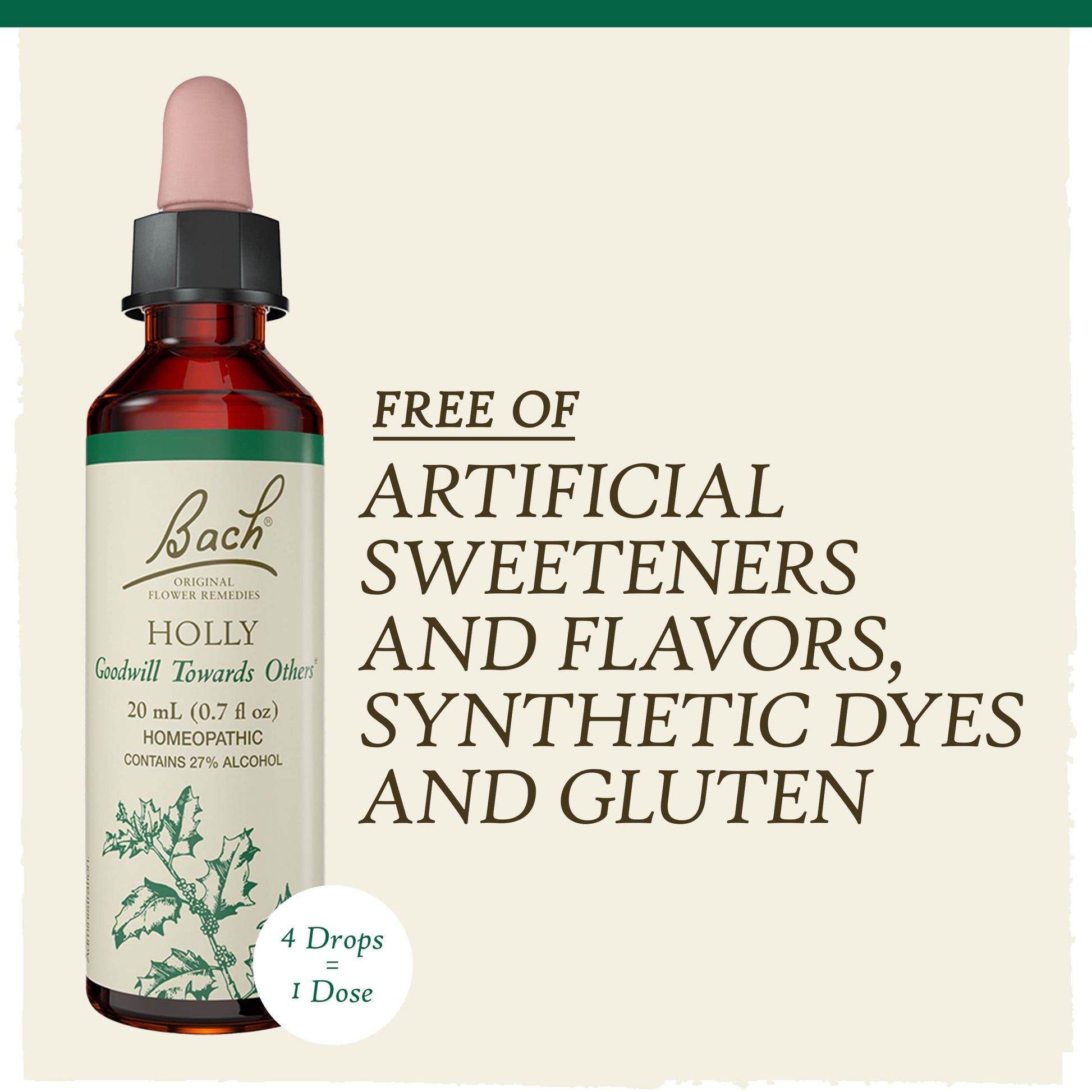 Bach Flower Remedies Holly 20ml Bach Flower