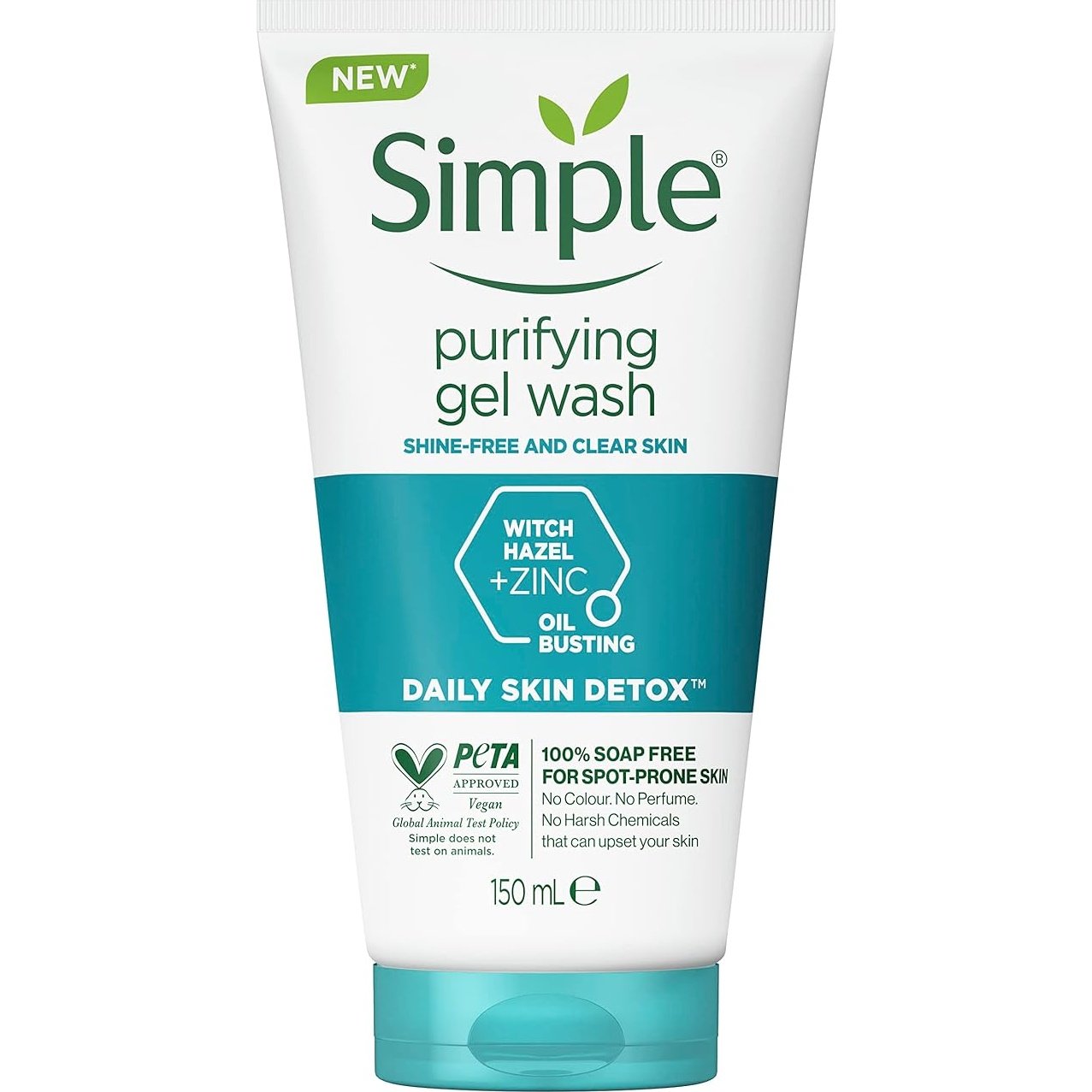 Simple Daily Skin Detox Purifying Facial Wash 150ML - Cutprice Online