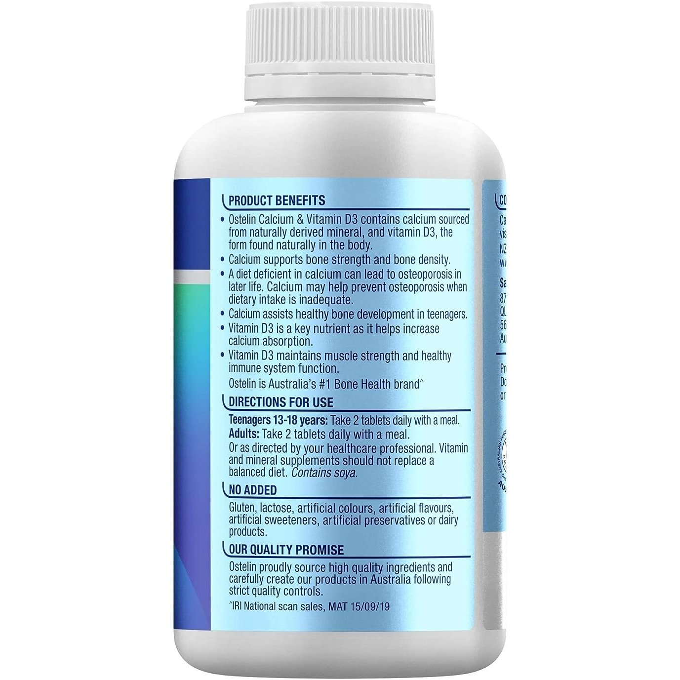 Ostelin Vitamin D & Calcium 250 Tablets - Cutprice Online