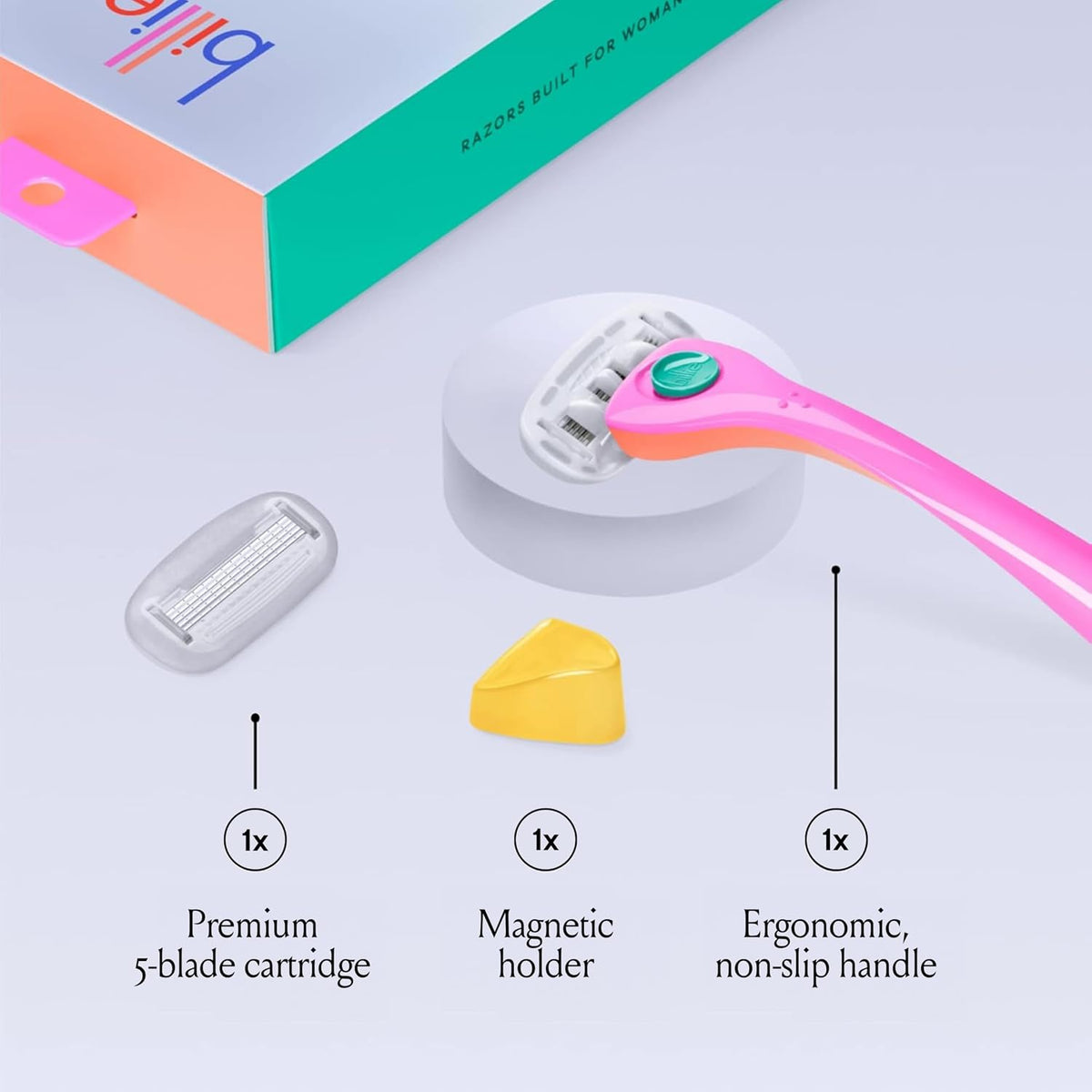 Billie 5 Blade Malibu Starter Kit Razor