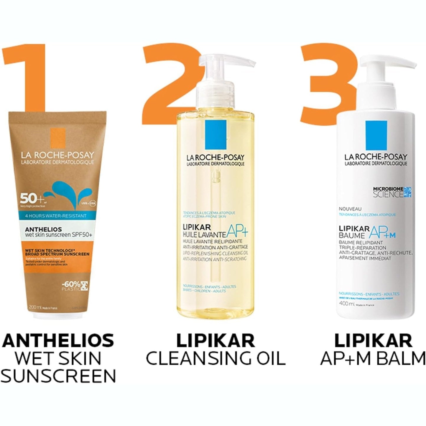 La Roche-Posay Anthelios Wet Skin Sunscreen SPF 50+ Sustainable Tube 200mL