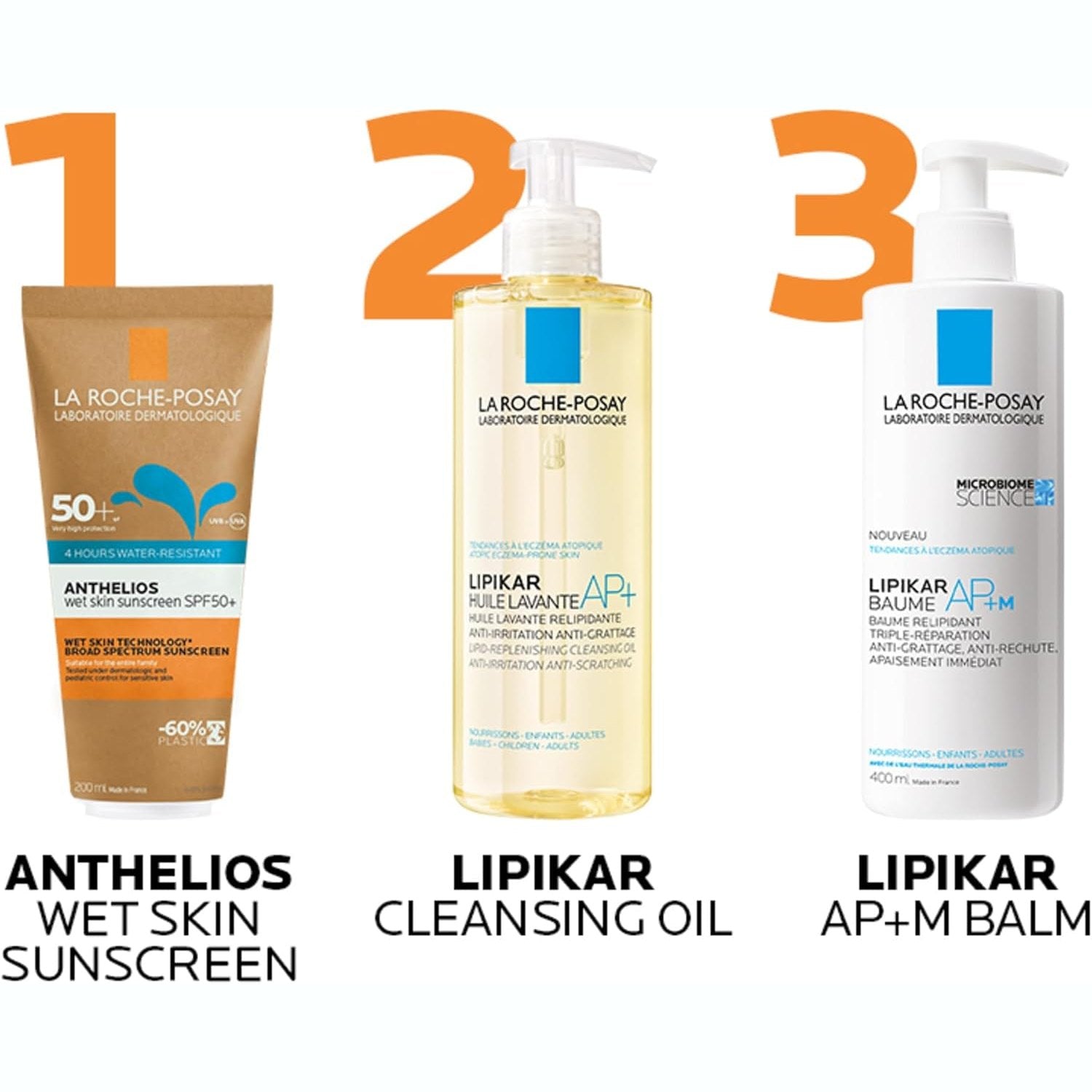 La Roche-Posay Anthelios Wet Skin Sunscreen SPF 50+ Sustainable Tube 200mL