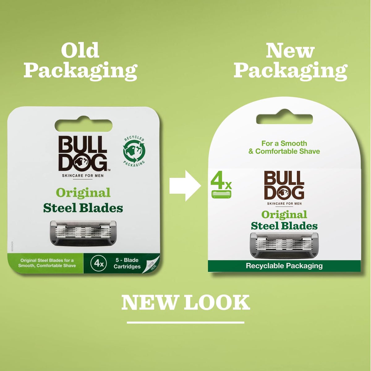 Bulldog Orignl Blade Refills 4ea