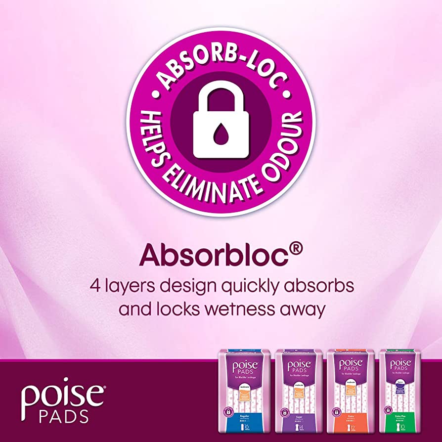 Poise Pads For Bladder Leaks Super 14 Pack - Cutprice Online