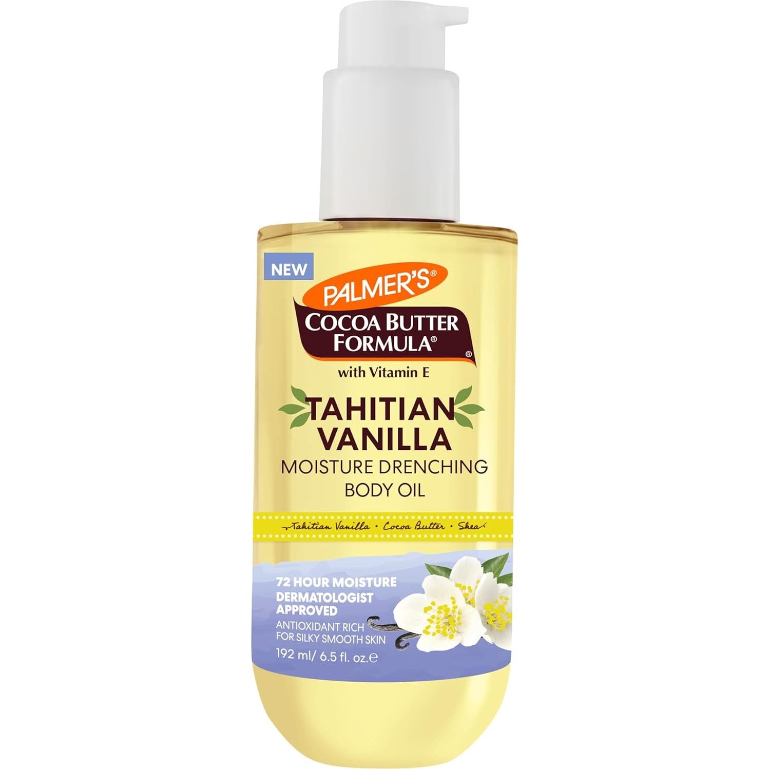 Palmers Tahitian Vanilla Body Oil 192ml