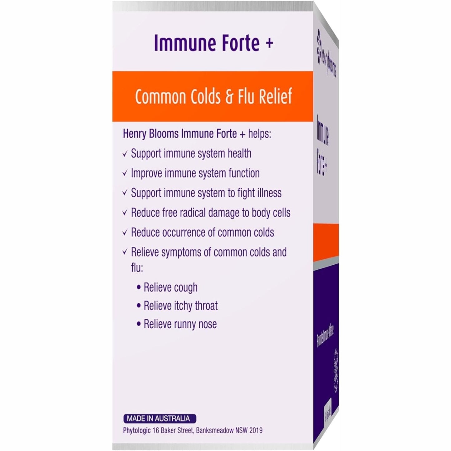 Henry Blooms Immune Forte + 60c - Cutprice Online