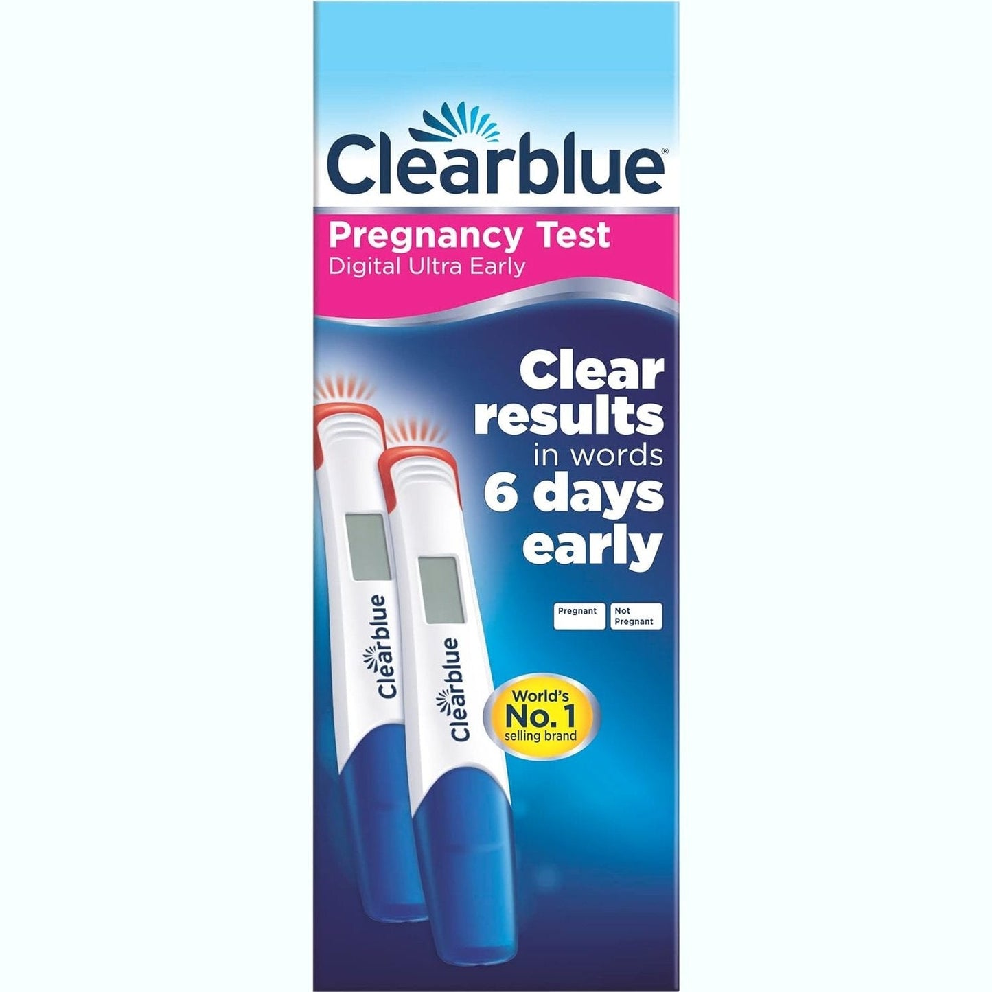 Clearblue Digital Ultra Early Pregnancy Test 2 Tests - Cutprice Online
