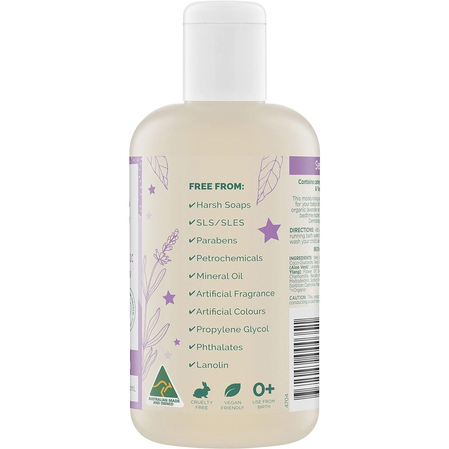 GAIA Natural Baby Sleeptime Bath Wash 250ml - Cutprice Online