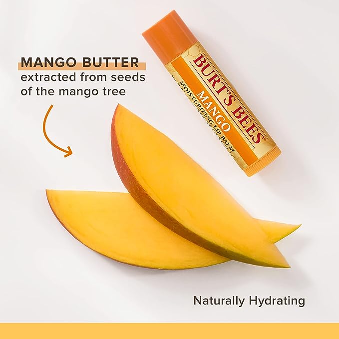 Burt's Bees Moisturising Lip Balm Mango 4.25g - Cutprice Online