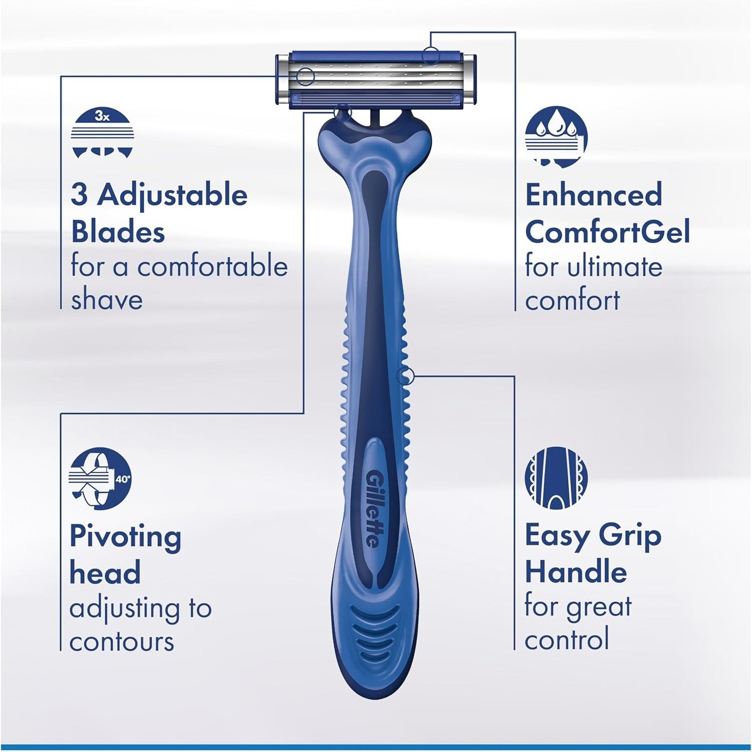 Gillette Sensor3 Disposable Razor 4PK