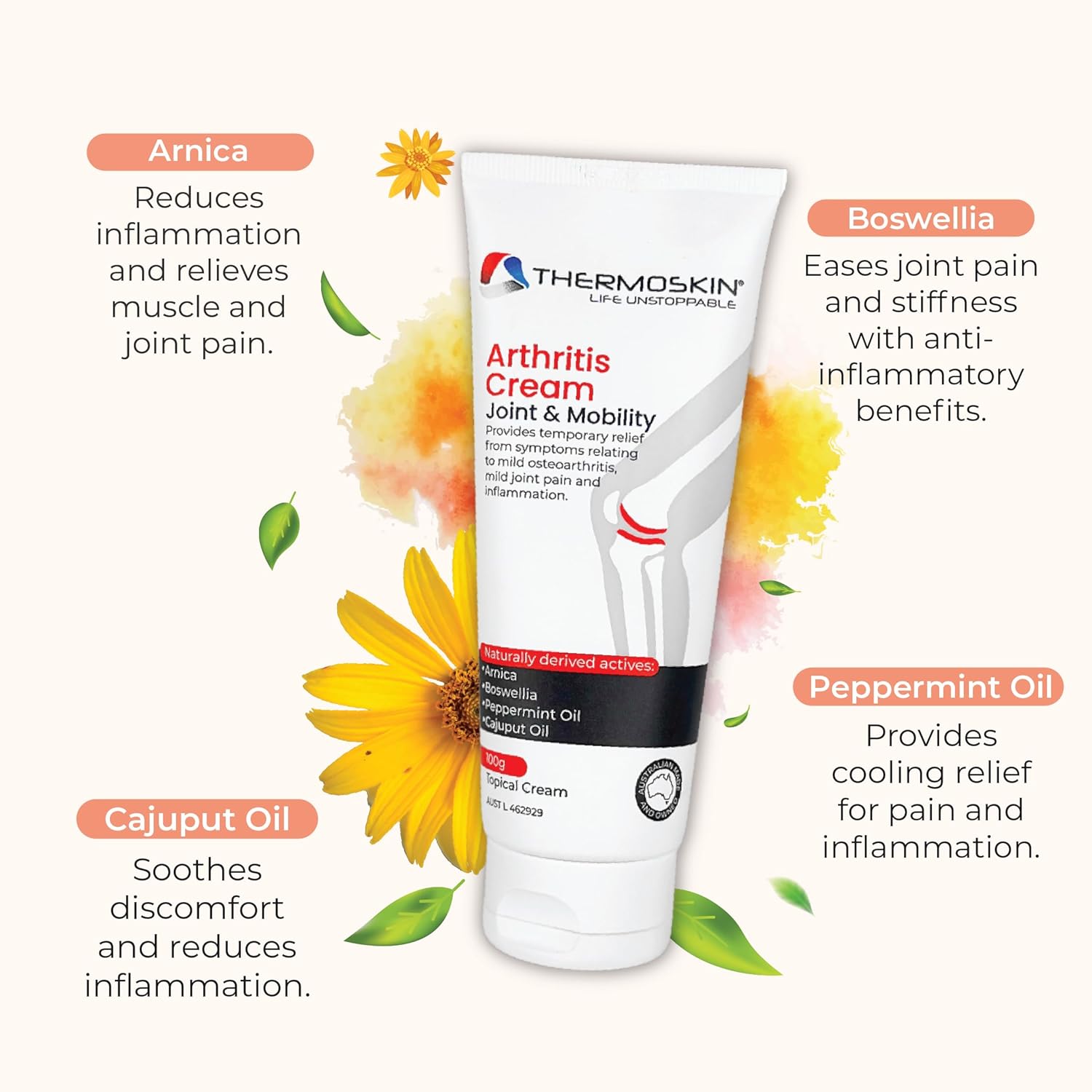 Thermoskin Arthritis Cream Joint  Mobility 100g - Cutprice Online