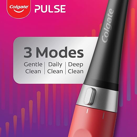 Colgate Electric Toothbrush Series 2 Pulse Deep Clean & Whitening Red - Cutprice Online
