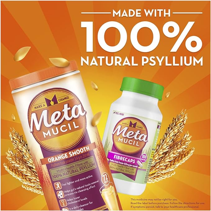 Metamucil Daily Fibre Supplement Fibre Caps 300 Capsules - Cutprice Online