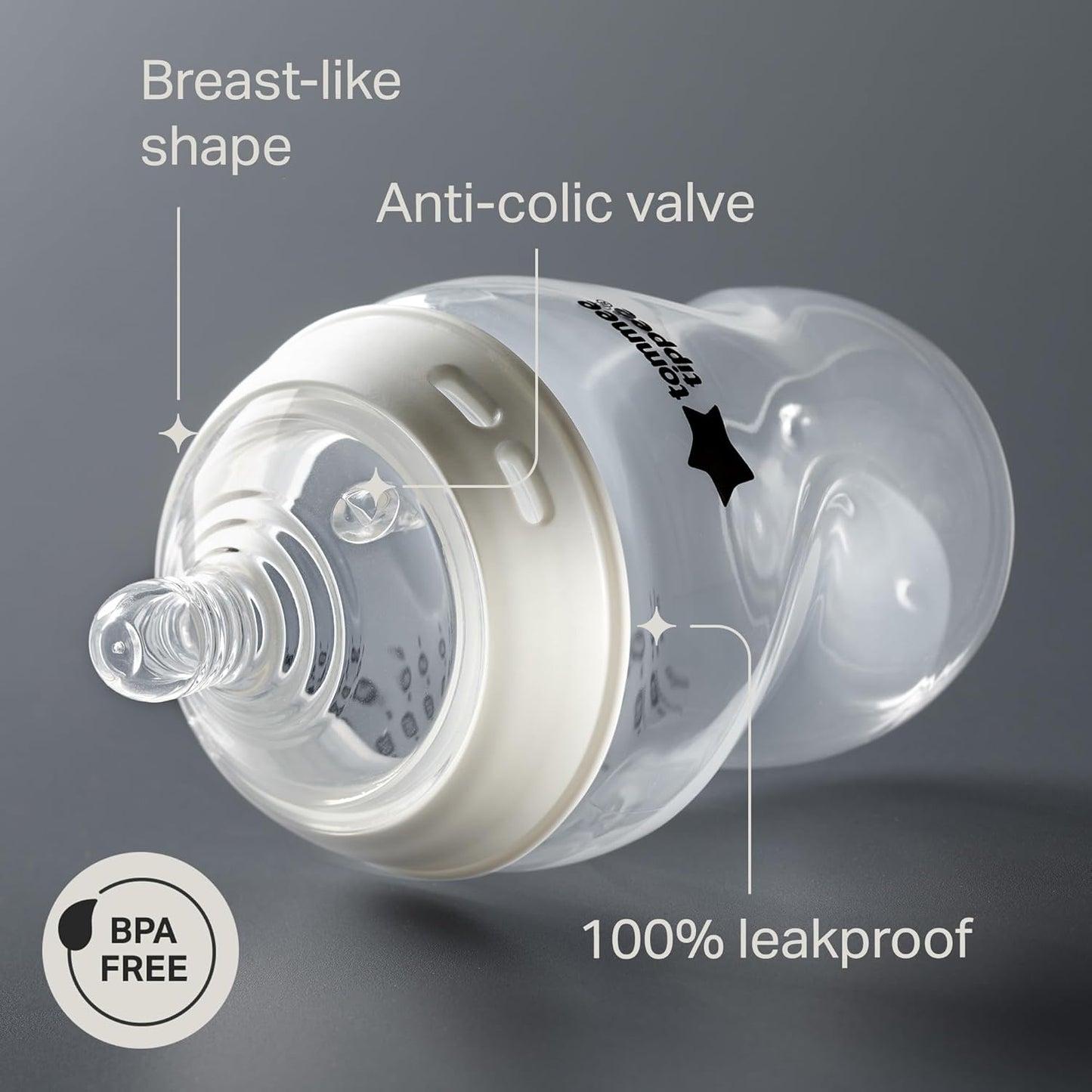 Tommee Tippee Natural Start 260ml PP Bottles Boy 3 Pack