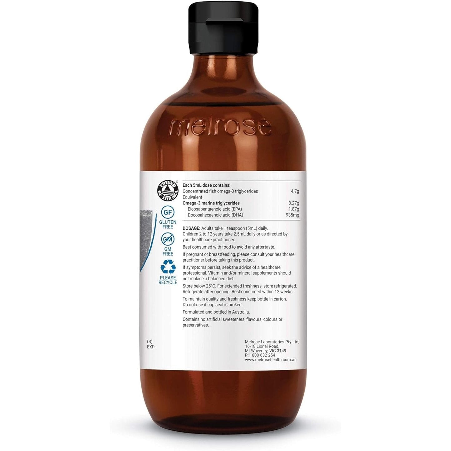 Melrose Ultra Premium High Strength Fish Oil 200ml - Cutprice Online