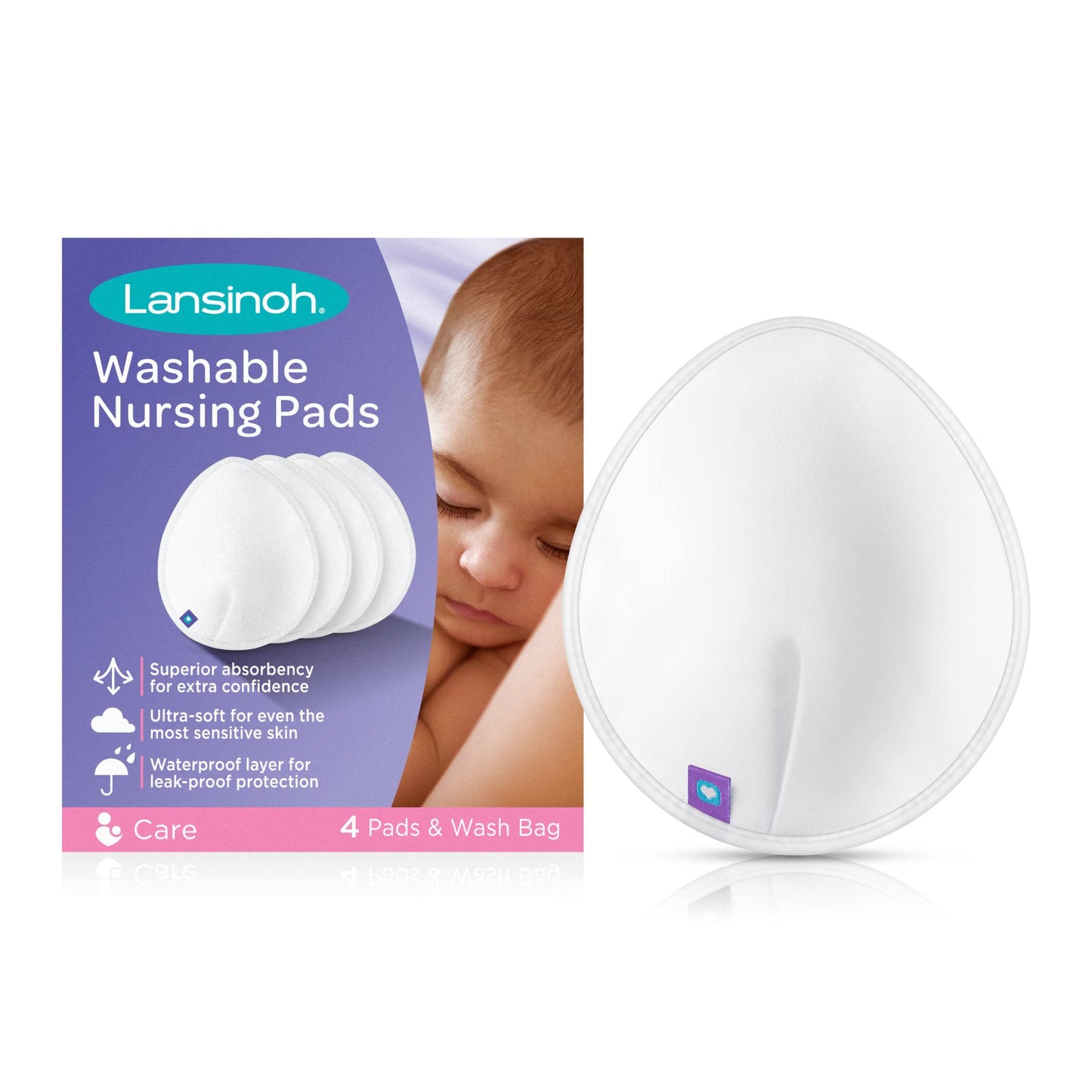 Lansinoh Washable Nursing Pads 4 Pack - Cutprice Online