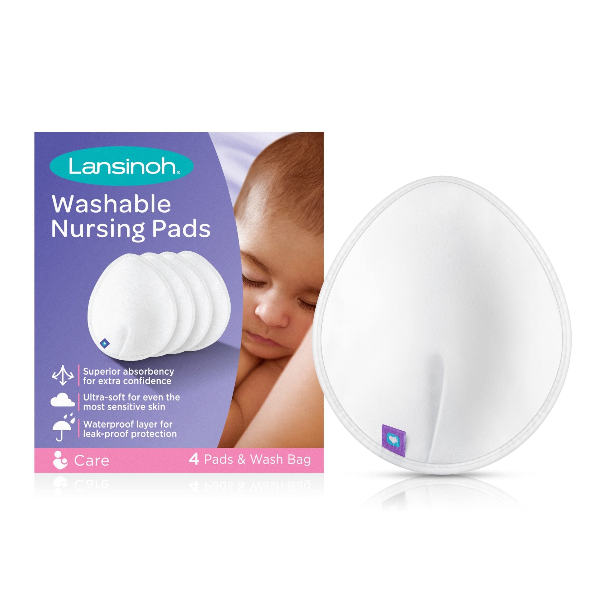 Lansinoh Washable Nursing Pads 4 Pack - Cutprice Online