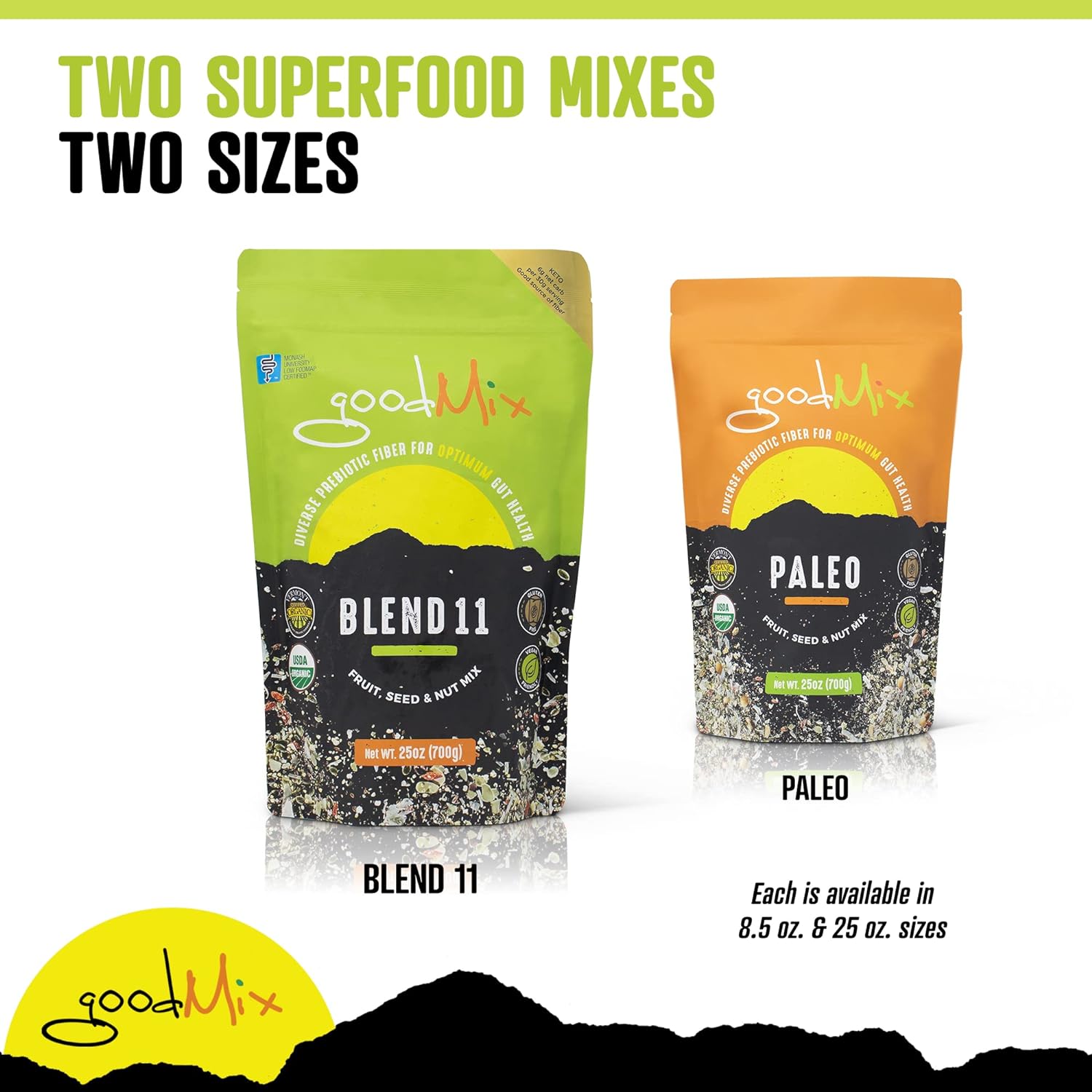 GoodMix Superfoods Blend 11 (Wholefood Breakfast Booster) 800g - Cutprice Online