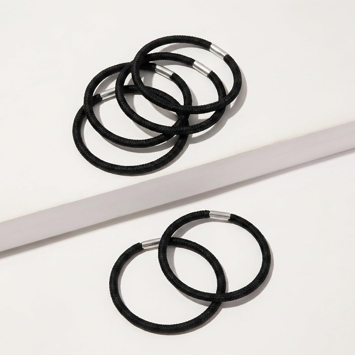 Lady Jayne Black Thick Elastics 12 Pack