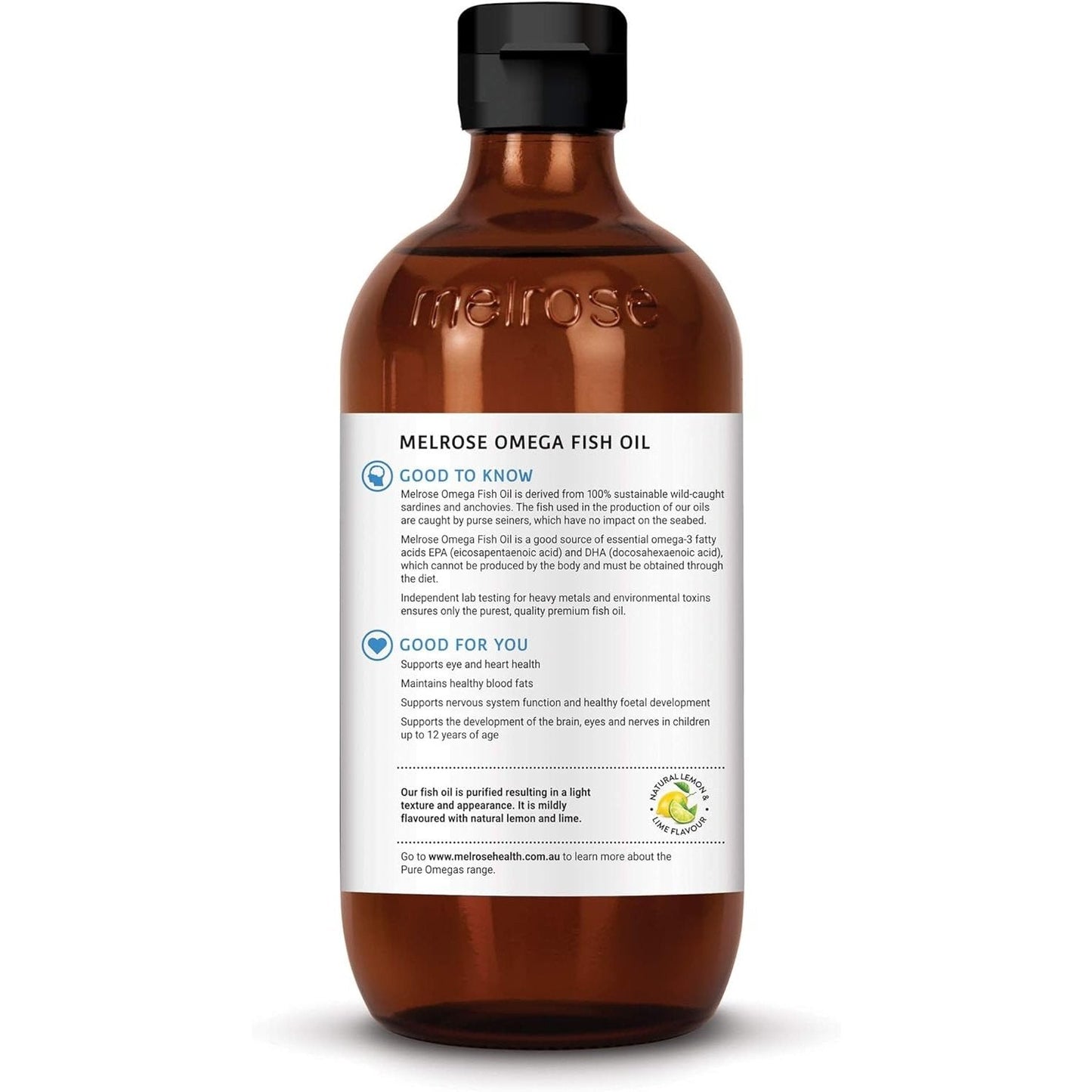 Melrose Fish Oil (Health & Heart) 500ml - Cutprice Online