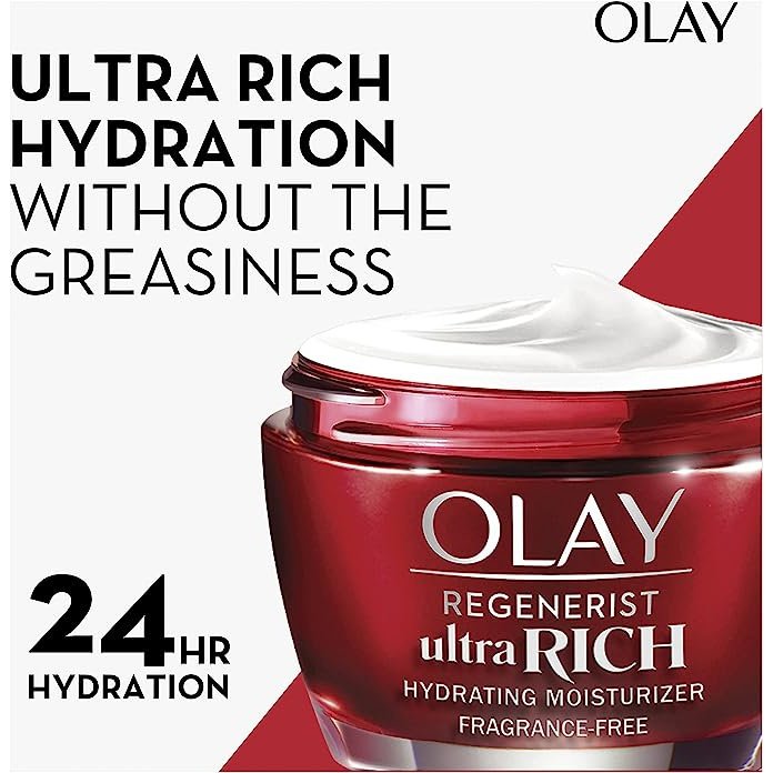 Olay Regenerist Ultra Rich Hydrating Cream Fragrance Free 48g - Cutprice Online