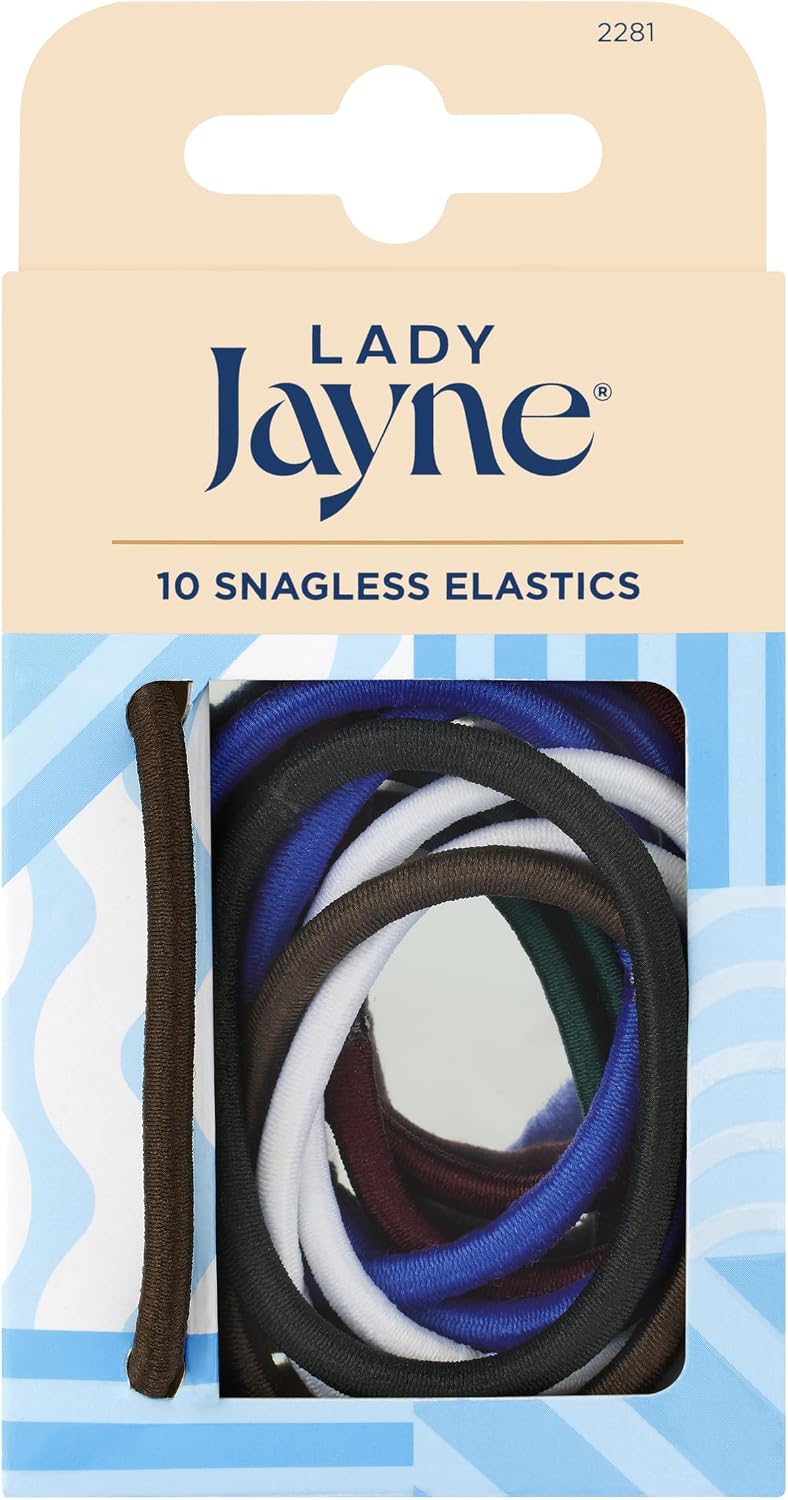 Lady Jayne Snagless Elastics 10 Pack