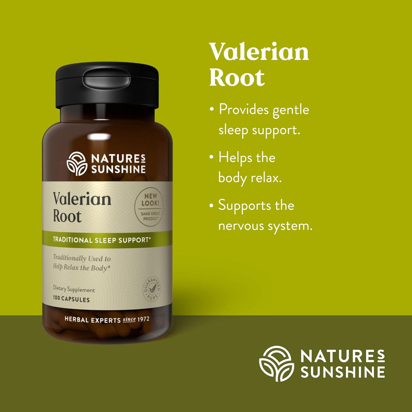 Nature's Sunshine Valerian Root 440mg 100c - Cutprice Online
