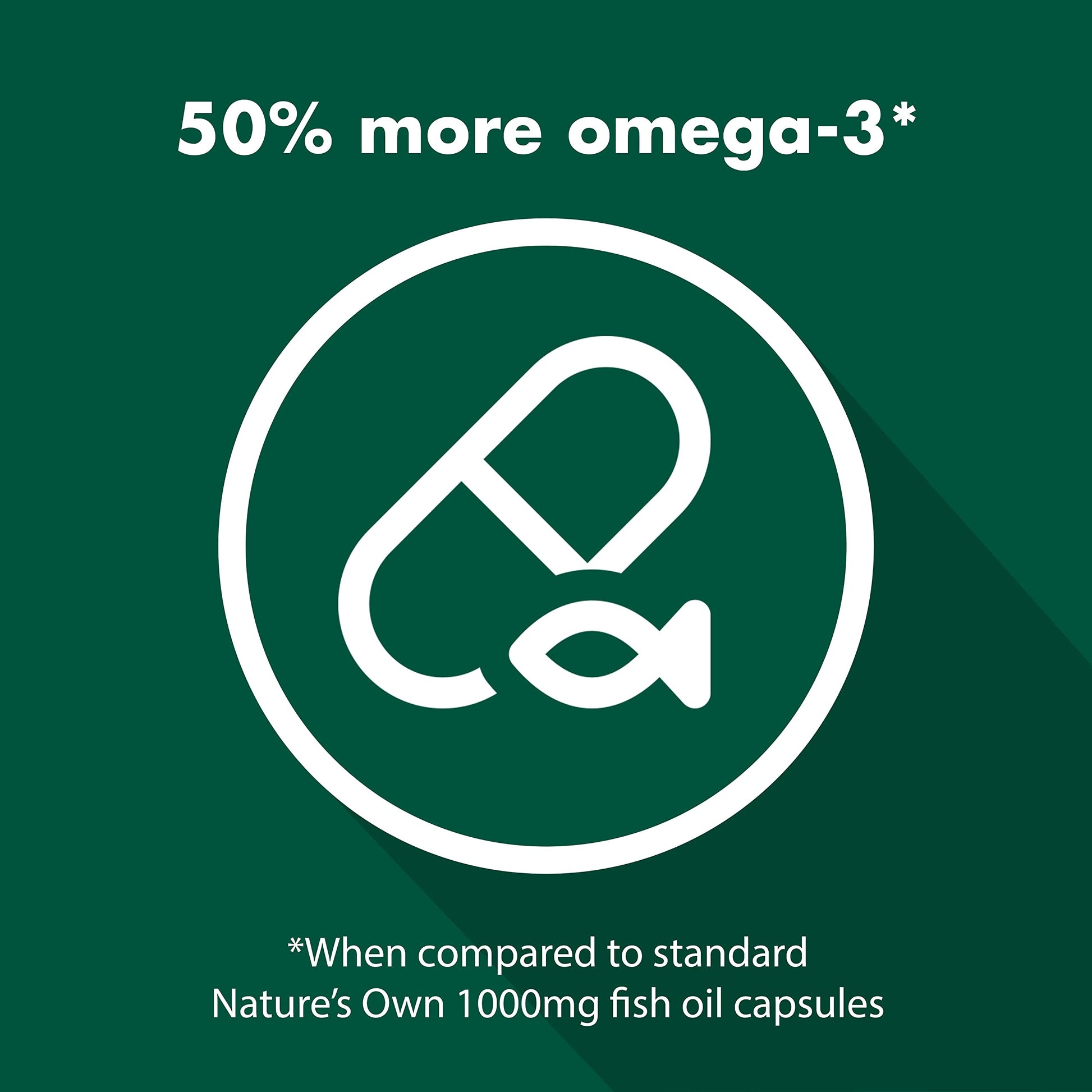 Nature's Own Odourless Fish Oil 1500mg 400 Capsules - Cutprice Online