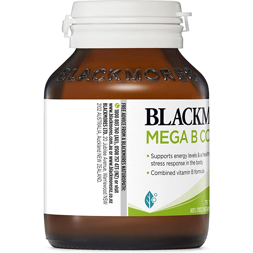 Blackmores Mega B Complex 75 Tablets - Cutprice Online