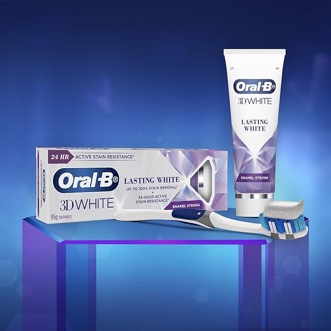 Oral B Toothpaste 3D White Lasting Enamel Strong 95g - Cutprice Online