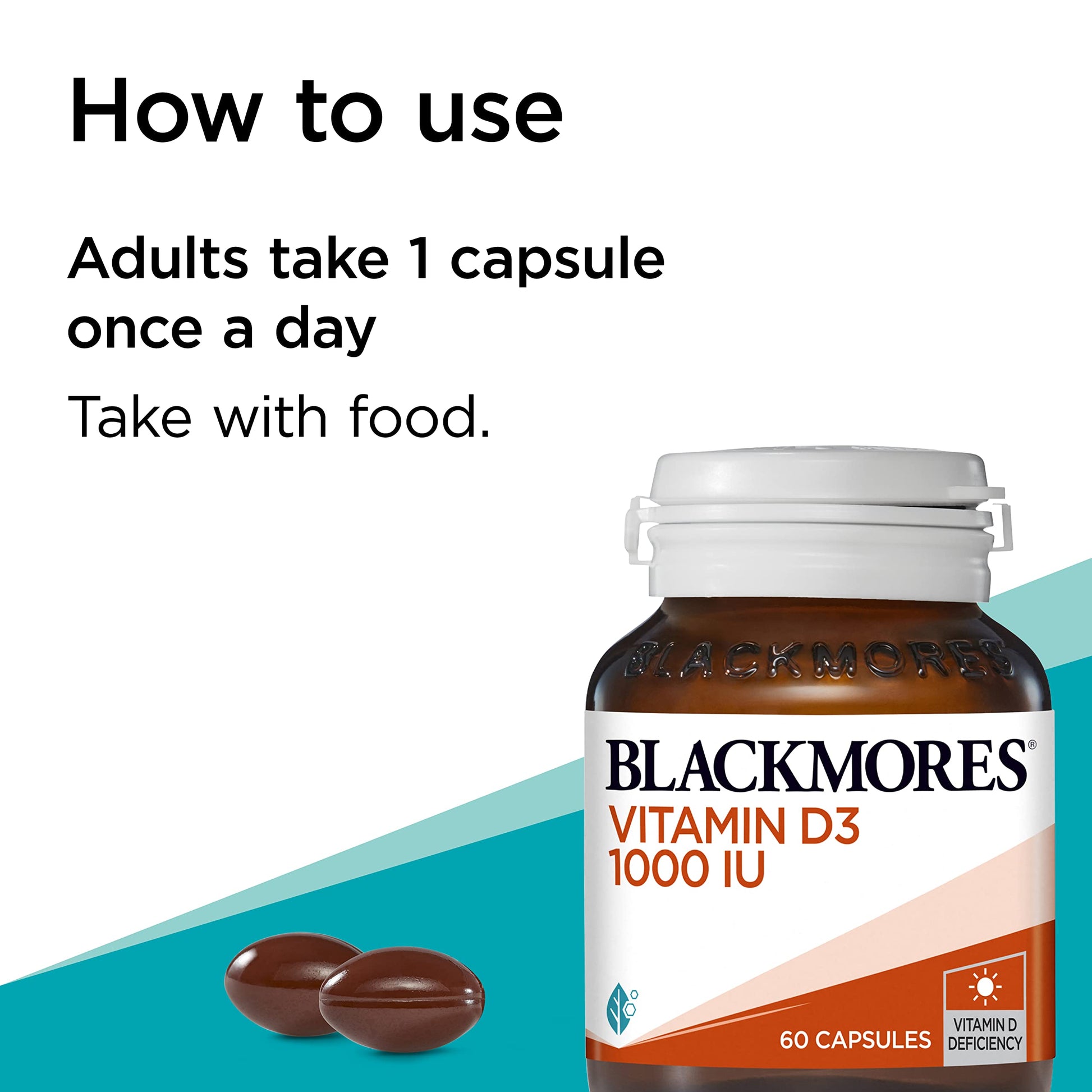 Blackmores Vitamin D3 1000IU 60 Capsules - Cutprice Online