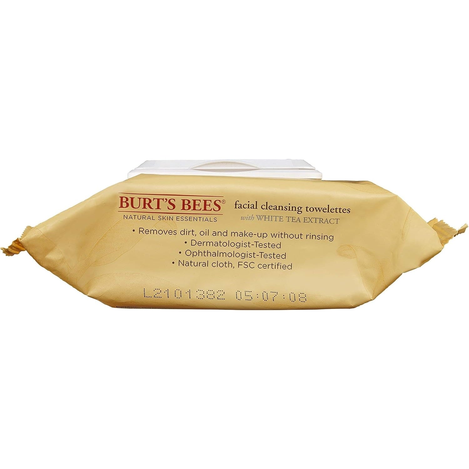 Burt's Bees Facial Cleansing Towelettes Normal Skin (with White Tea Extract) x 30 Pack - Cutprice Online