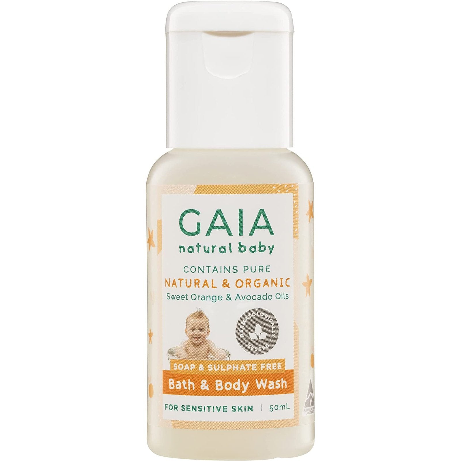 GAIA Natural Baby 3Pack Mini Traveller Kit 50ml - Cutprice Online