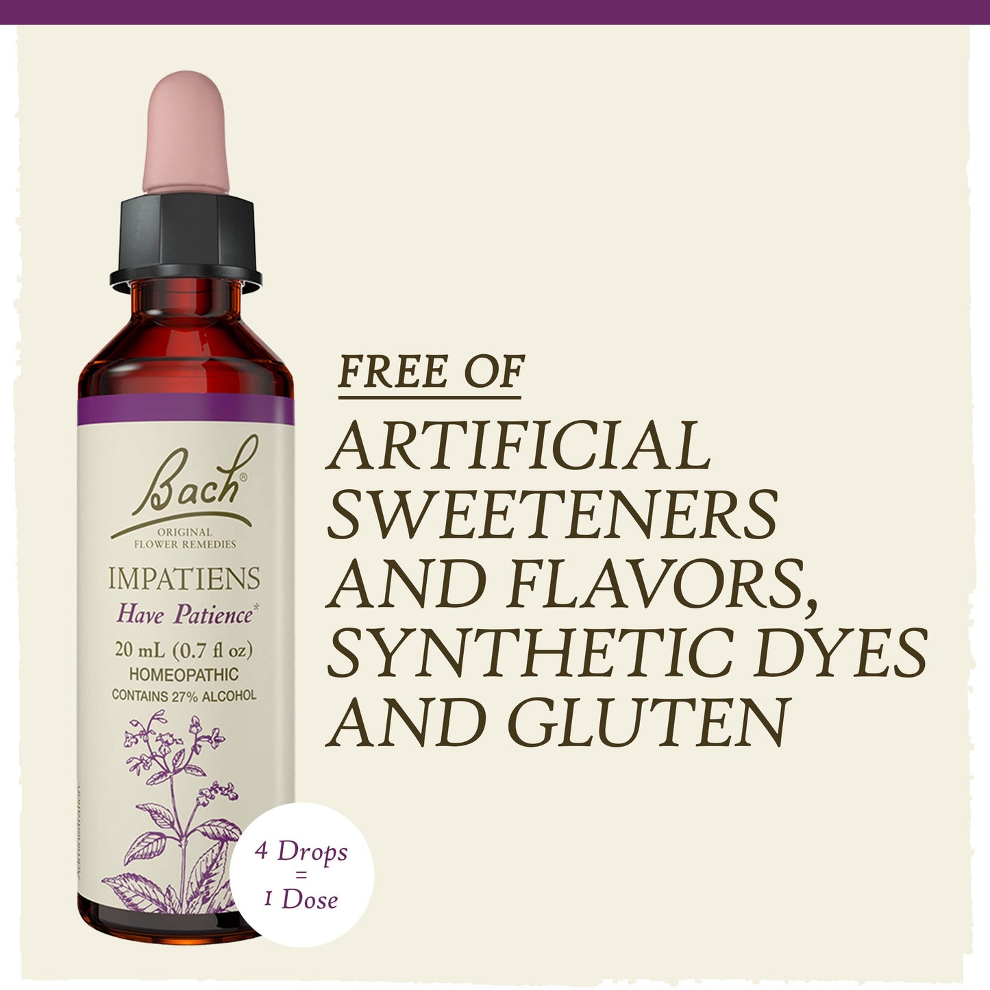 Bach Flower Remedies Impatiens 20ml Bach Flower