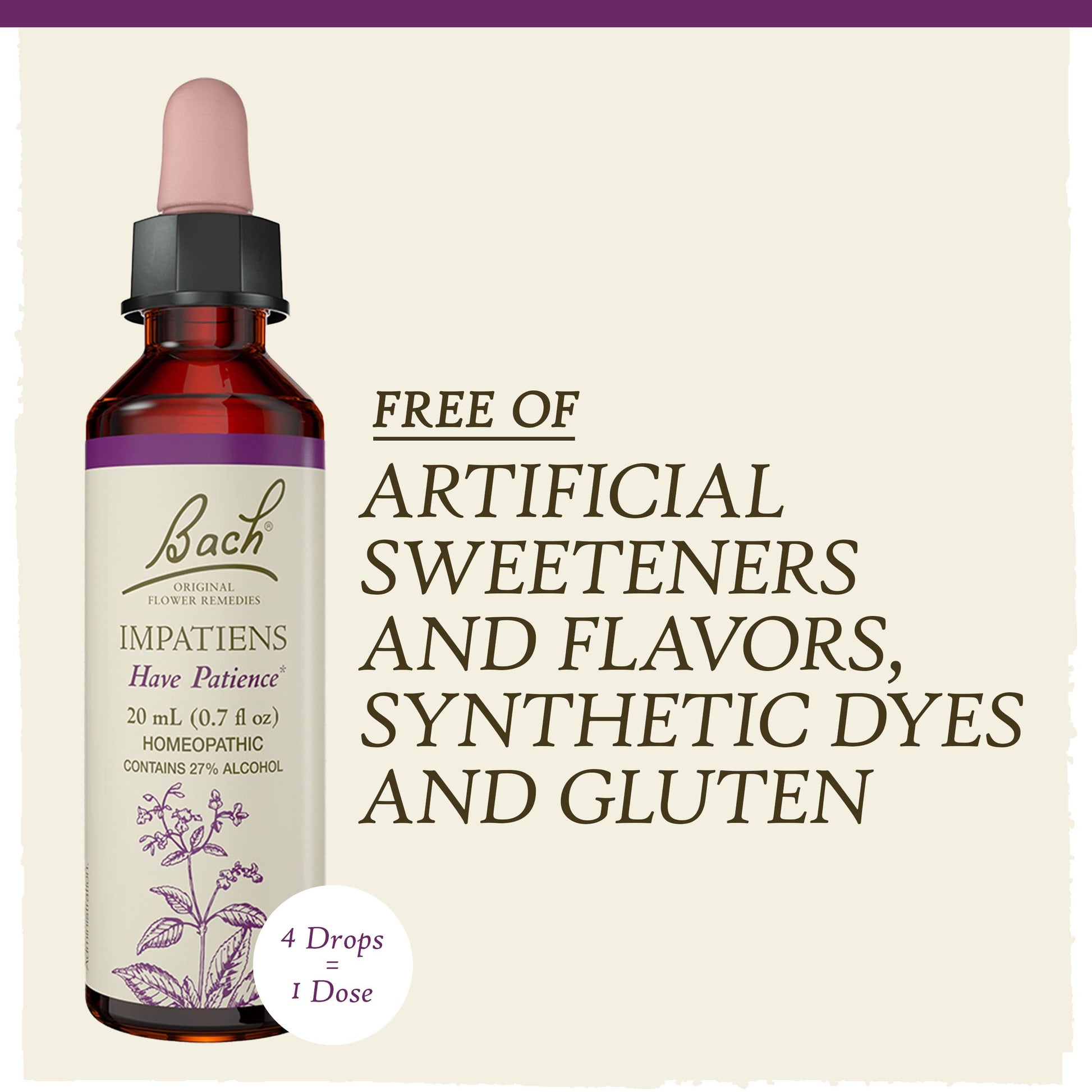 Bach Flower Remedies Impatiens 20ml Bach Flower
