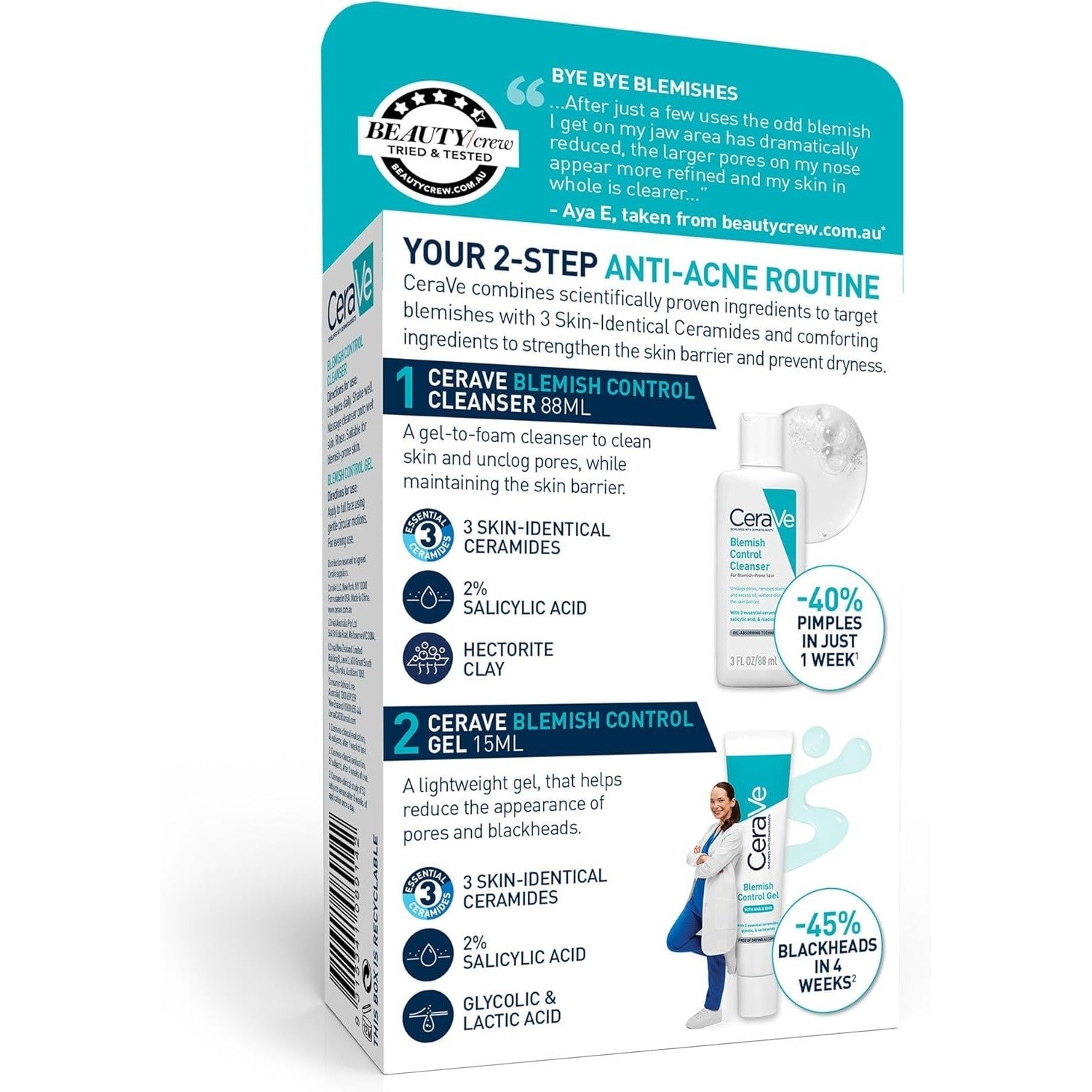 CeraVe Anti-Acne Starter Kit 2 Piece Set